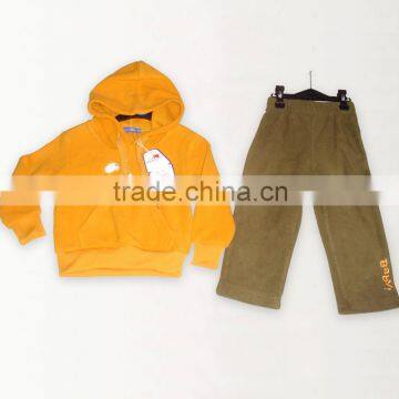 kids pajamas in autumn with top and pants for wholesale clothing