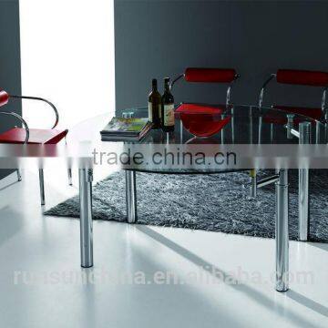 temper glass dining room tables(ST-023)