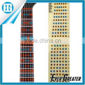 Stickers for Guitar Trainer,Guitar Fretboard Note Decals Fingerboard Frets Map Sticker for Beginner Learner photo-3