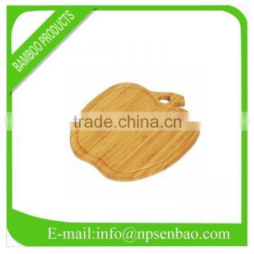 Apple Shape Bamboo Cutting Board
