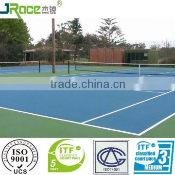 China professional supplier of tennis floor material tennis flooring cover tennis court surface