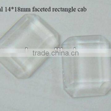 Wholesale gemstone crystal faceted rectangle cabochon jewelry beads