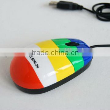 3D Unique design mouse wired optical mouse 2013 hot-selling usb mouse with nice surface