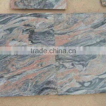 multicolor red granite tile