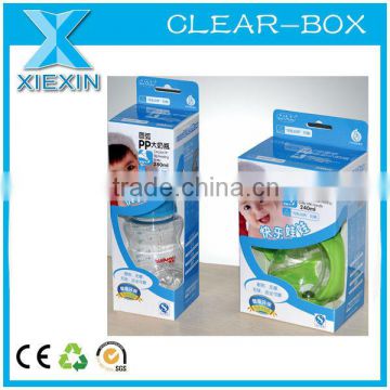 PP plastic clear infant milk bottle packaging boxes