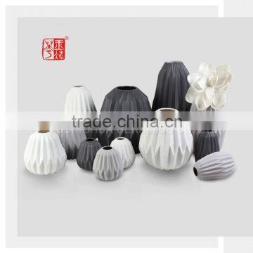 Color Clay Ceramic Vase for Wedding Table Centerpiece