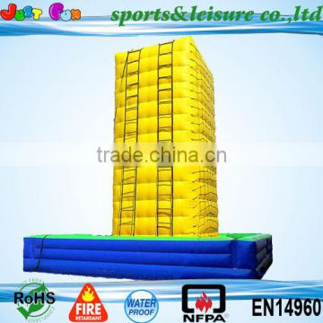 Rock climbing wall, rope ladder inflatable climbing mountain,rock climbing games