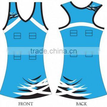 Sexy Netball Dress Color Orange Design Oem photo-2