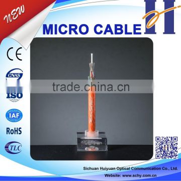 Aramid tape micro unitube blowing fiber optic cable