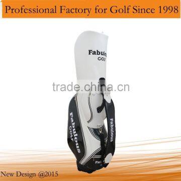 Top Quality PU Leather Golf Bag