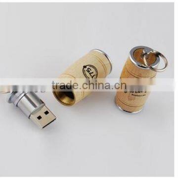 Small Cute Advertising Wooden Memory Stick With Free Logo