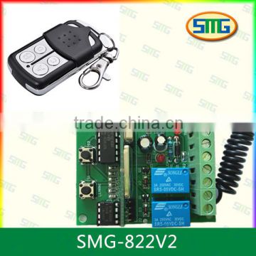 rolling shutter remote control and receivers for gates