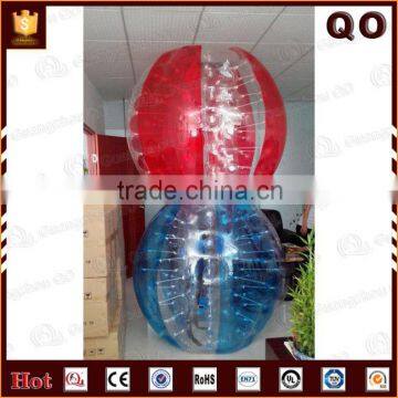 2015 Super quality durable TPU human inflatable bumper bubble ball