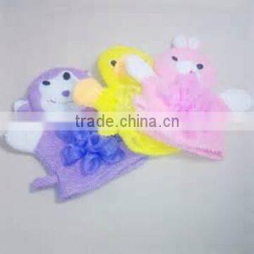 bath mitt/kids bath mitt/facial mitts/natural sisal bath mitt/animal bath mitt/promotional natural bath mitt