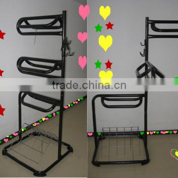 3 TIER SADDLE DISPLAY RACK