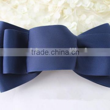 New Style Grosgrain Ribbon Hair Bows,Solid Color Bow Hair Clip France Clip