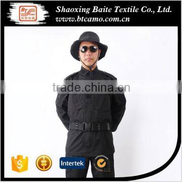 Solid black color ACU style Military Uniform