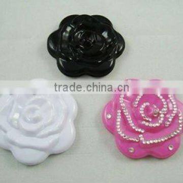 Ladies Fashion Cosmetic Mirror / Mini Single Side Rose Cosmetic Mirror Quality Choice photo-6