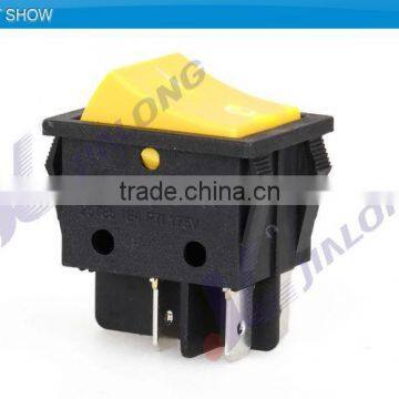 UL VDE 16A KCD4 2 Double Button Illuminated Switch T85 3way On-off 4pins 6pins Rocker Switch T125 Waterproof Rocker Switch photo-2