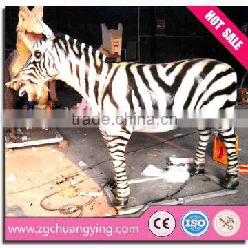 2015 Amusement Park life size zebra statue