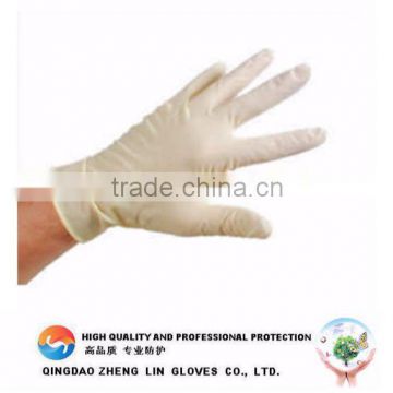 AQL 1.5 CE and ISO approved disposable sterile powder free latex surgical gloves