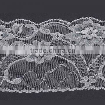 Wholesale White Nylon Lace Trim For Lingerie