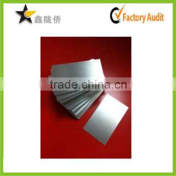 2015 Factory Direct Custom Top Mirror Aluminum Business Card Blank photo-1