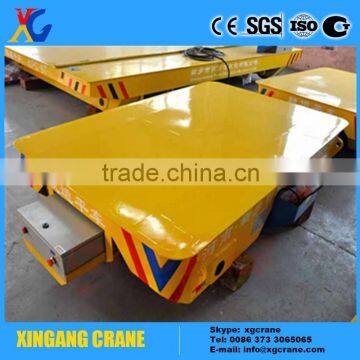 Spray painting line electric driven motor rail bogie on rails