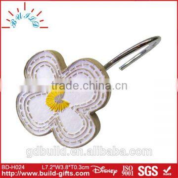 butterfly shower curtain hooks/stainless steel curtain hooks