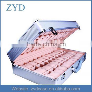 Metal sample display suitcase,aluminum jewelry storage case,aluminum watch gift box ZYD-BX92720