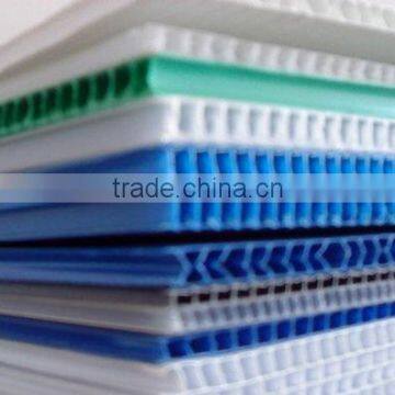 hollow sheet colored pp sheet