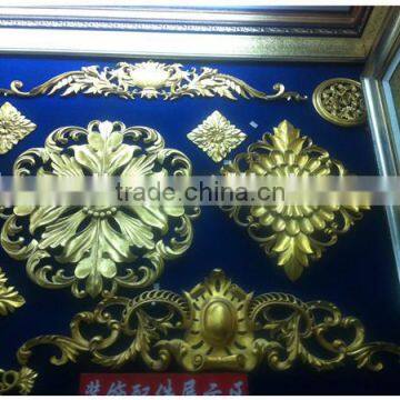 Carved Wood Molding/crown Wood Mouldings/furniture Use Decor Resin Flower photo-3