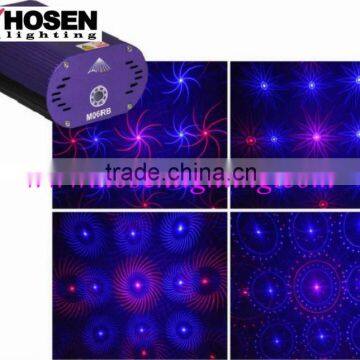 red and blue color laser with 8 patterns HS-M06RB