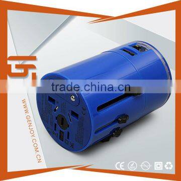 Newest Design GENJOY Portable Universal Euro Travel Adapter With Usb
