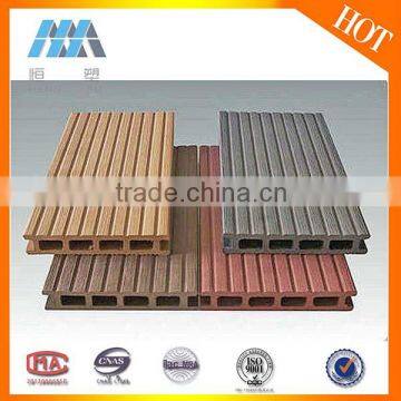 Sanding Surface Treatment Ecological Wood Plastic Hollow Core Flooring