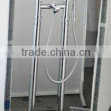 Chrome Finish all Brass Shower Floor Standing Shower Mixer for Sale