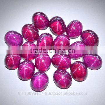 110.20 Ct Ruby Star Sapphire 6 Rays Lab Created Stone