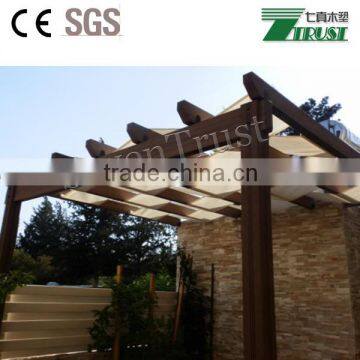 Outdoor WPC pergola, waterproof pergola