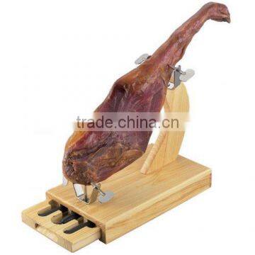 Pine Wood Ham Holder