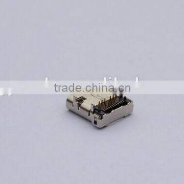 High Quality USB Type C Female Right Angle Dip Connector