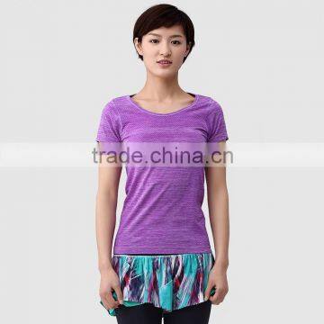 Women's Seamless Yoga Wear, Training wear, Outdoor Sports T Shirts, Running Wear, Gym Fitness T Shirts for Women