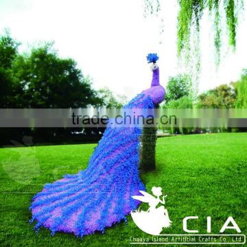 Amazing Fake Animal Garden Sculpture Duck Grass Topiary Art