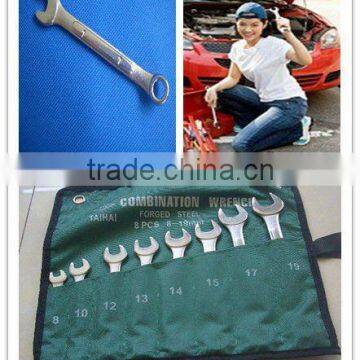 Hand Tools Raised Panel Design Open End Spanner Set