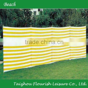 6-Pole foldable beach wind protection