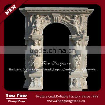 Hot Sale White Marble Door Surround For Sale