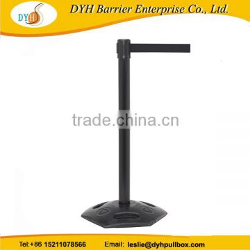 Plastic recycle crowd control barrier retractable barrier tape