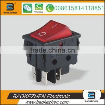 SC767B T125 Vehicle rocker switch, double pole,1E4/5E4, UL approved