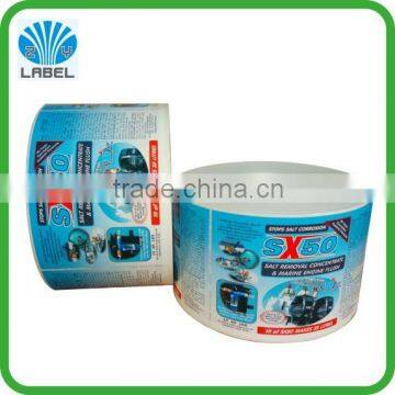 custom waterproof removable sticker label,printing removable sticker label roll with high quality