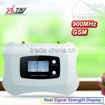 ATNJ global application GSM900 amplifier 2G mobile signal repeater booster with LCD