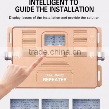 2016 new smart signal enhancement 2G 3G 4Gbooster 850&AWS mhz with LCD screen